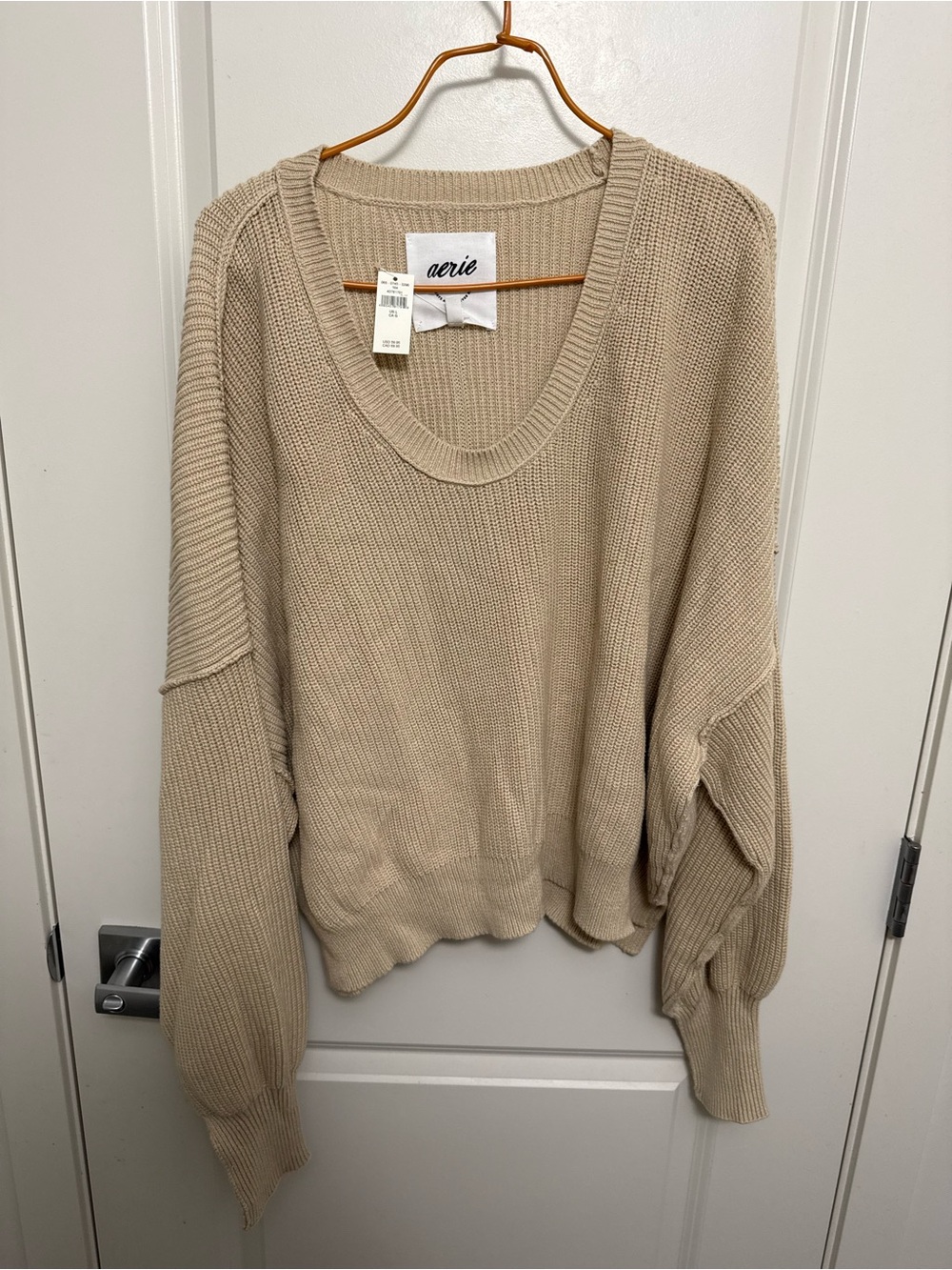 NEW Aerie Beyond Cropped Sweater in size L